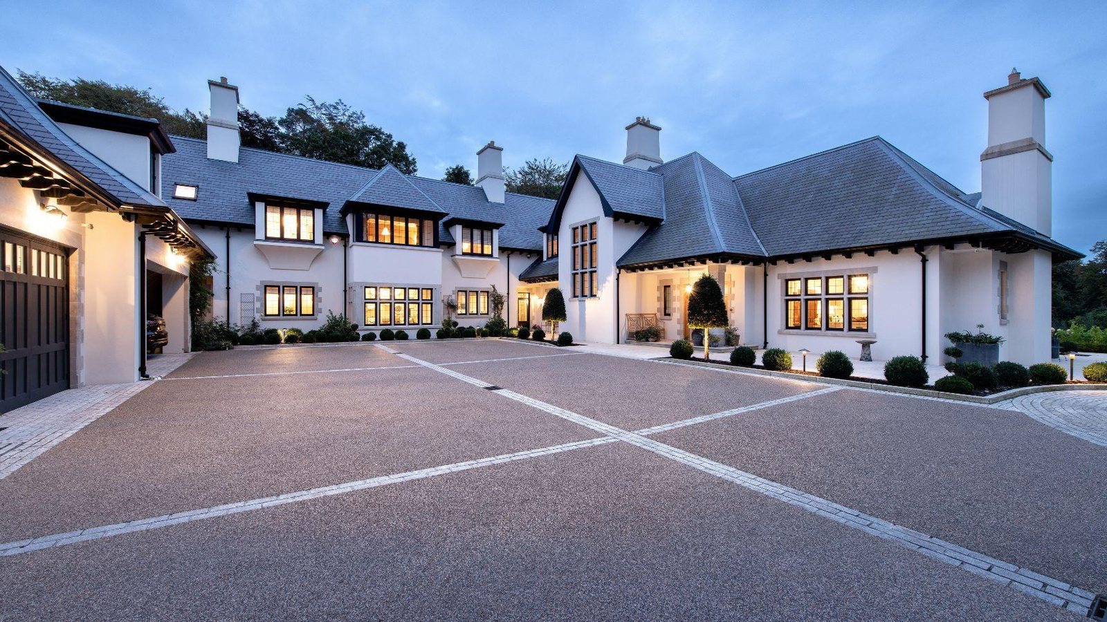 New natural slate roof on a UK property